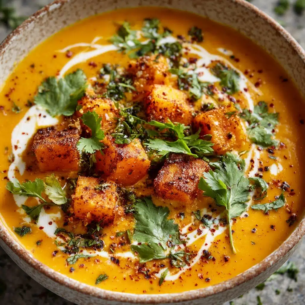 Spiced Butternut Squash and Sweet Potato Soup Recipe