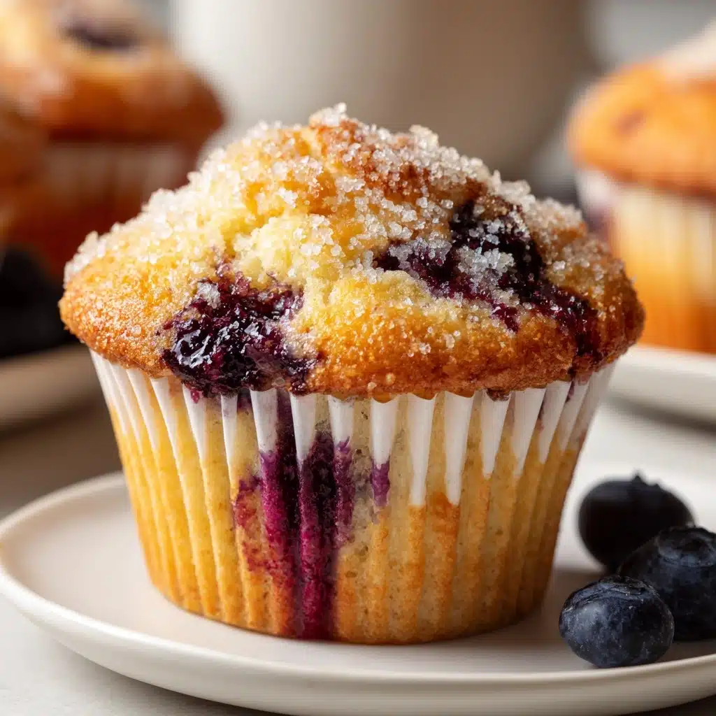 Ultimate Moist & Flavorful Blueberry Muffins Recipe - Recipe Image