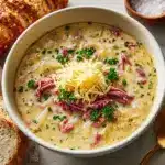 Easy Creamy Reuben Soup Recipe