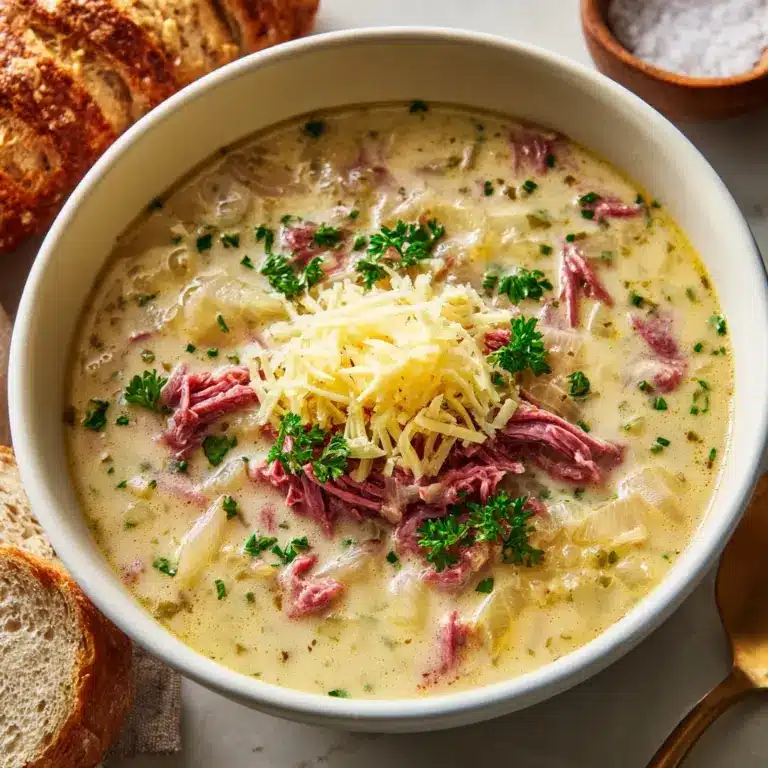 Easy Creamy Reuben Soup Recipe