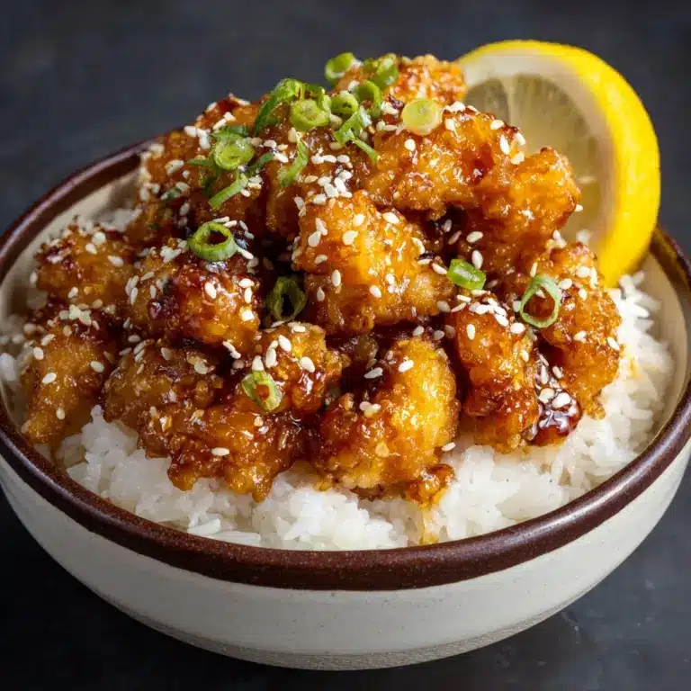 Easy Sticky Asian Lemon Chicken Recipe