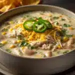 Creamy Crockpot White Chicken Chili Recipe