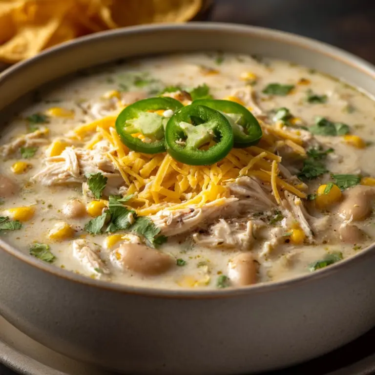 Creamy Crockpot White Chicken Chili Recipe