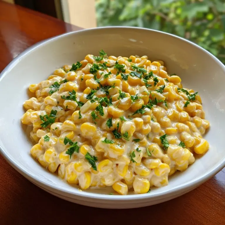 Slow Cooker Creamed Corn with Green Chiles Recipe