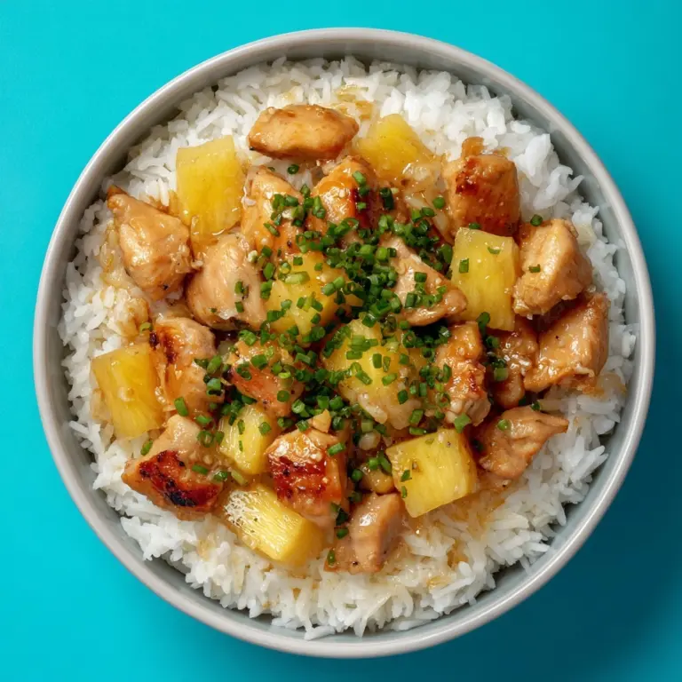 Pineapple Chicken and Rice Recipe