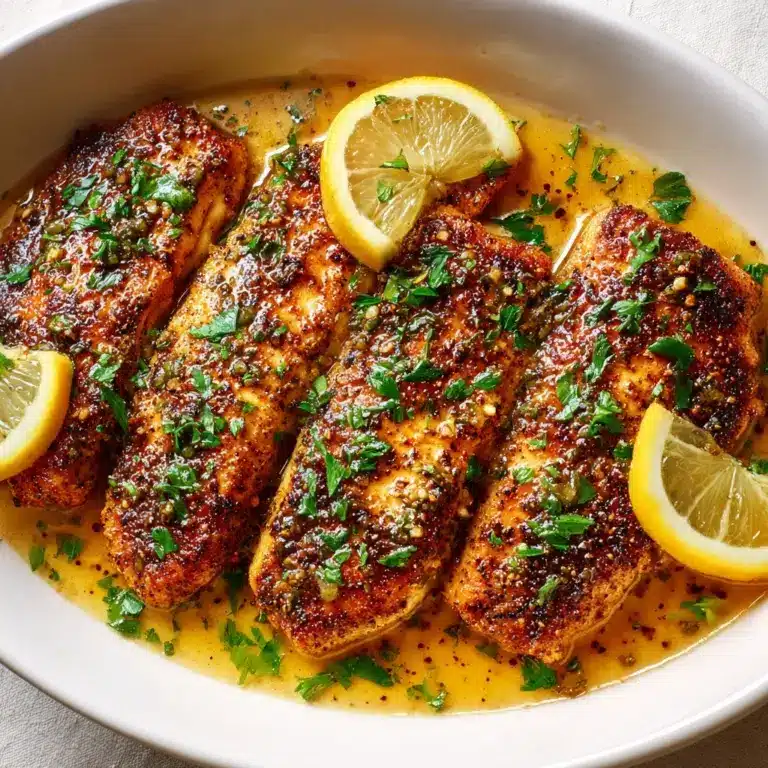 Garlic Butter Oven Baked Tilapia Recipe