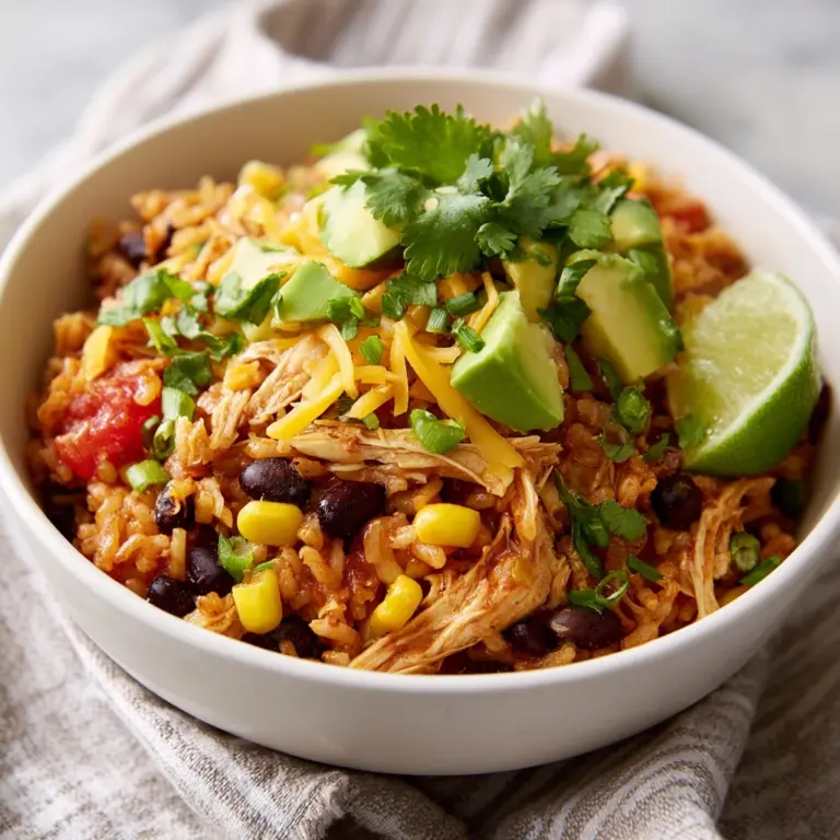 Instant Pot Weeknight Chicken and Rice Burrito Bowls Recipe