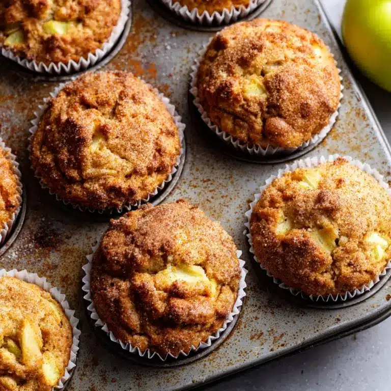 Easy Apple Sour Cream Muffins Recipe