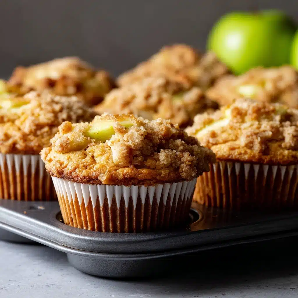 Easy Apple Sour Cream Muffins Recipe - Recipe Image