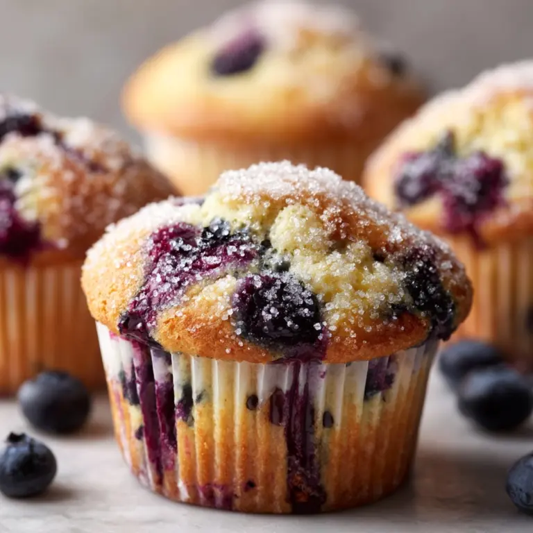 Ultimate Moist & Flavorful Blueberry Muffins Recipe