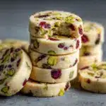 Cranberry Pistachio Shortbread Cookies Recipe