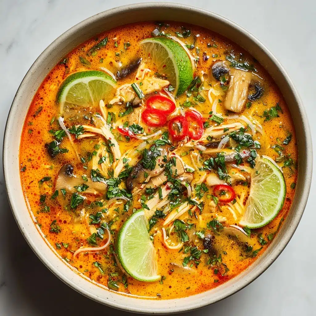 Easy Thai Chicken Curry Soup Recipe - Recipe Image