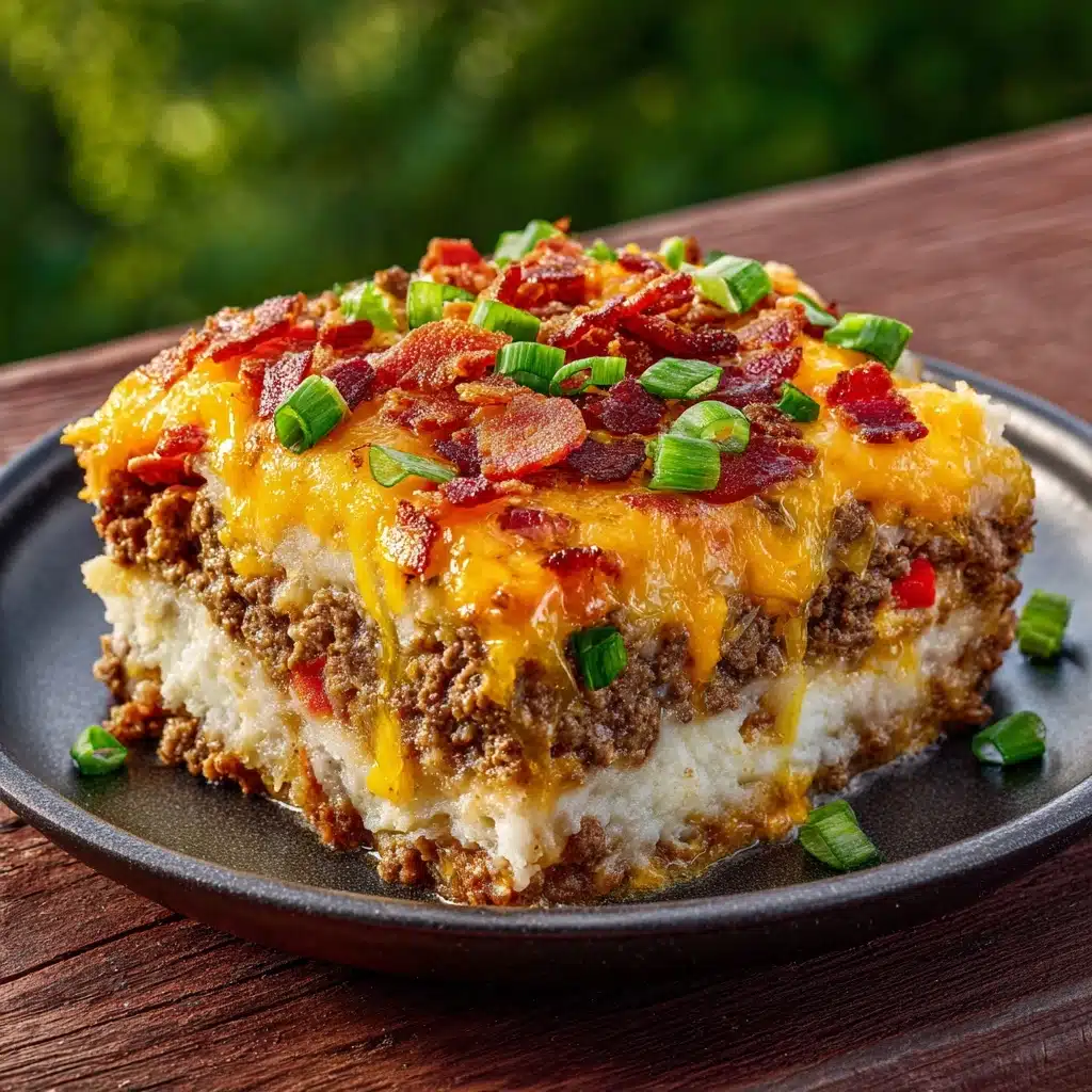 Cheesy Loaded Meatloaf Casserole Recipe