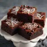 Spider Web Halloween Brownies Recipe