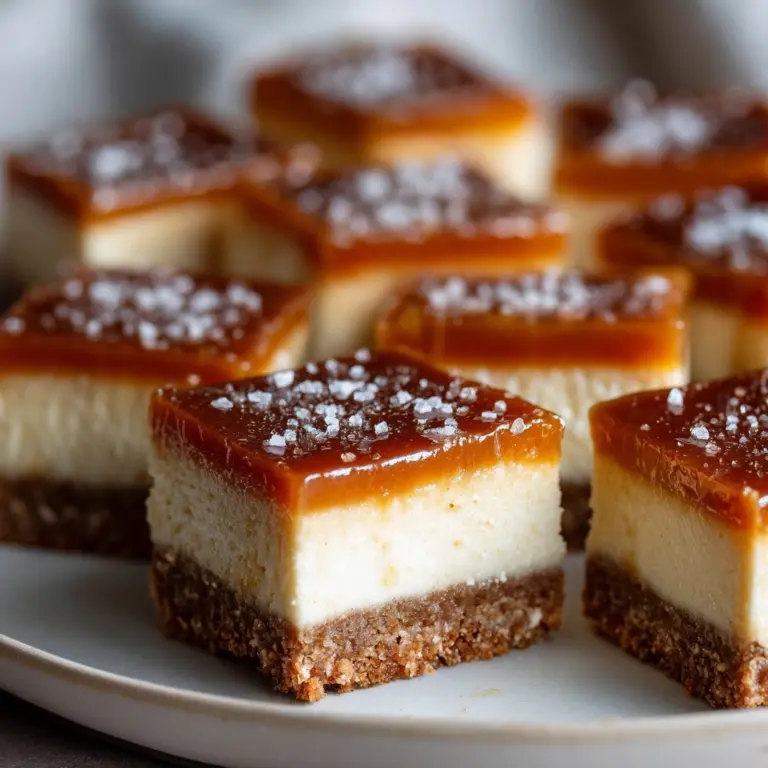 Caramel Cheesecake Bars Recipe