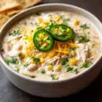 Creamy Crockpot White Chicken Chili Recipe