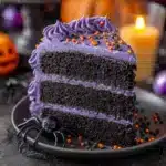 Spooky Black Velvet Halloween Cake Recipe