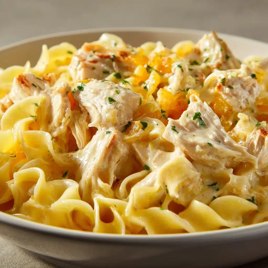 Comforting Chicken & Noodles Crock Pot Recipe