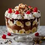 No-Bake Chocolate Banana Split Trifle Recipe