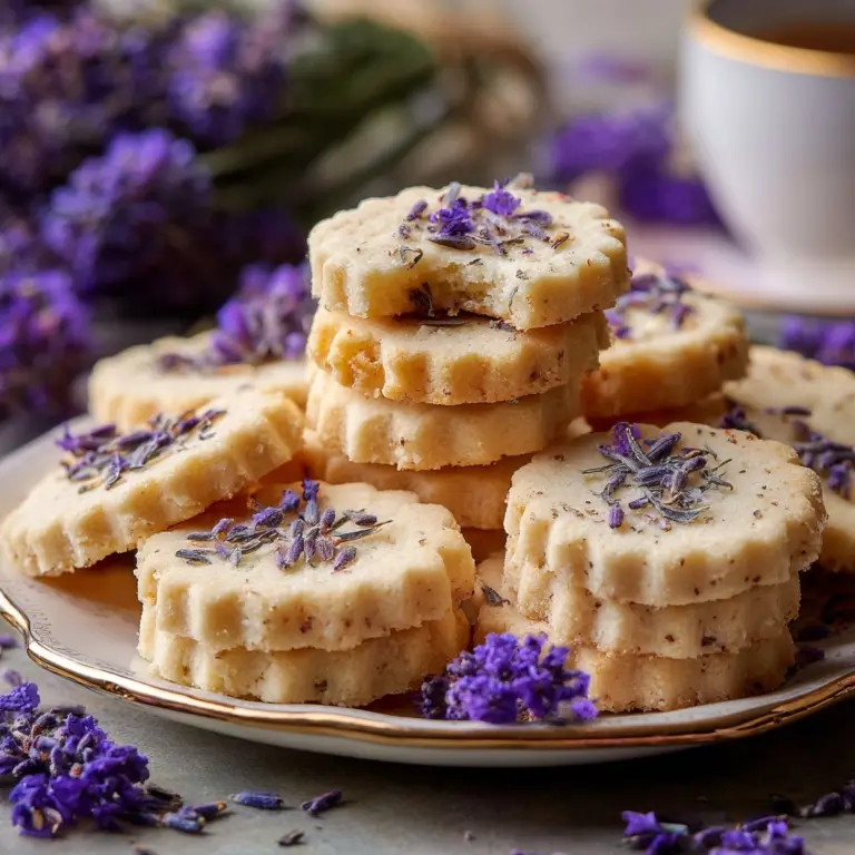 Lavender Shortbread Cookies Recipe