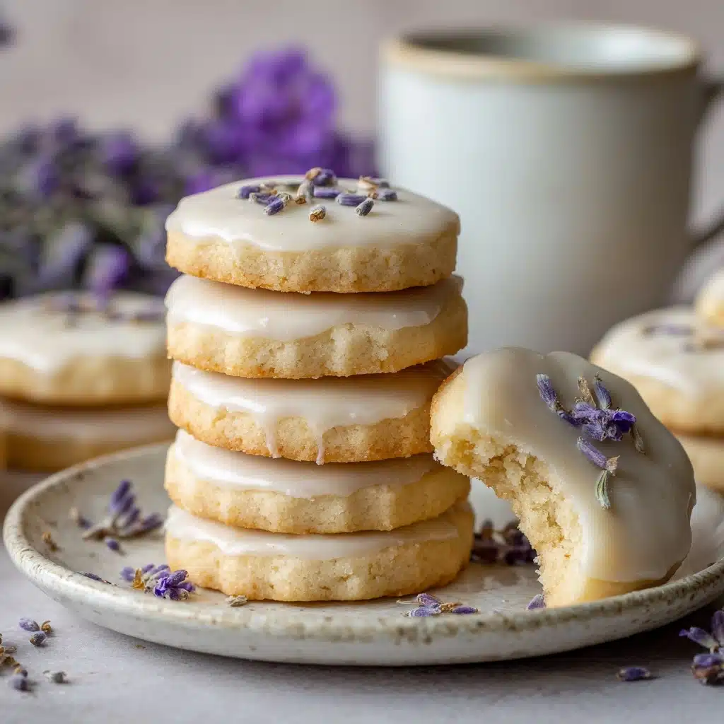 Lavender Shortbread Cookies Recipe - Recipe Image