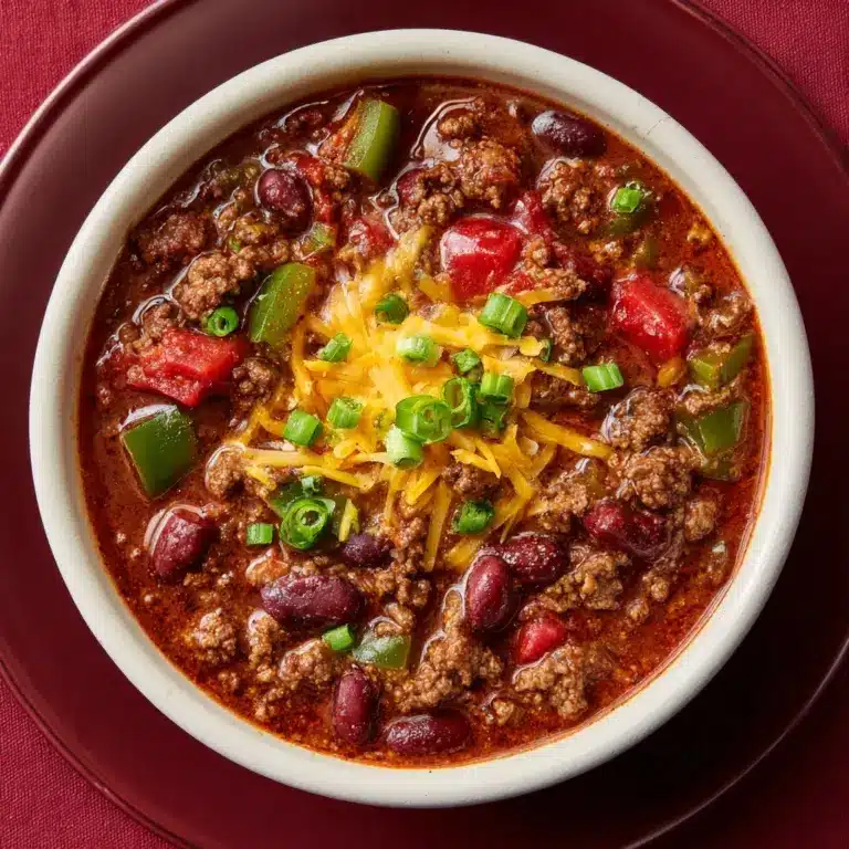 The Best Ground Beef Chili Recipe