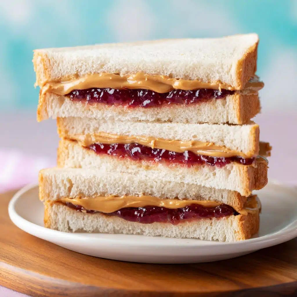 Classic Peanut Butter and Jelly Sandwich Recipe - Recipe Image