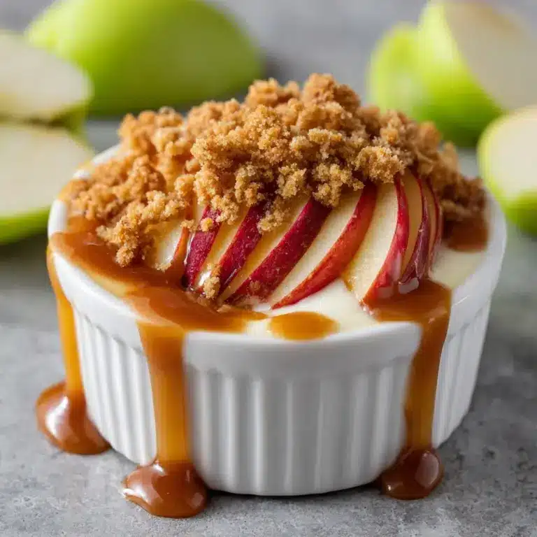 Cream Cheese Caramel Apple Dip with Toffee Bits Recipe