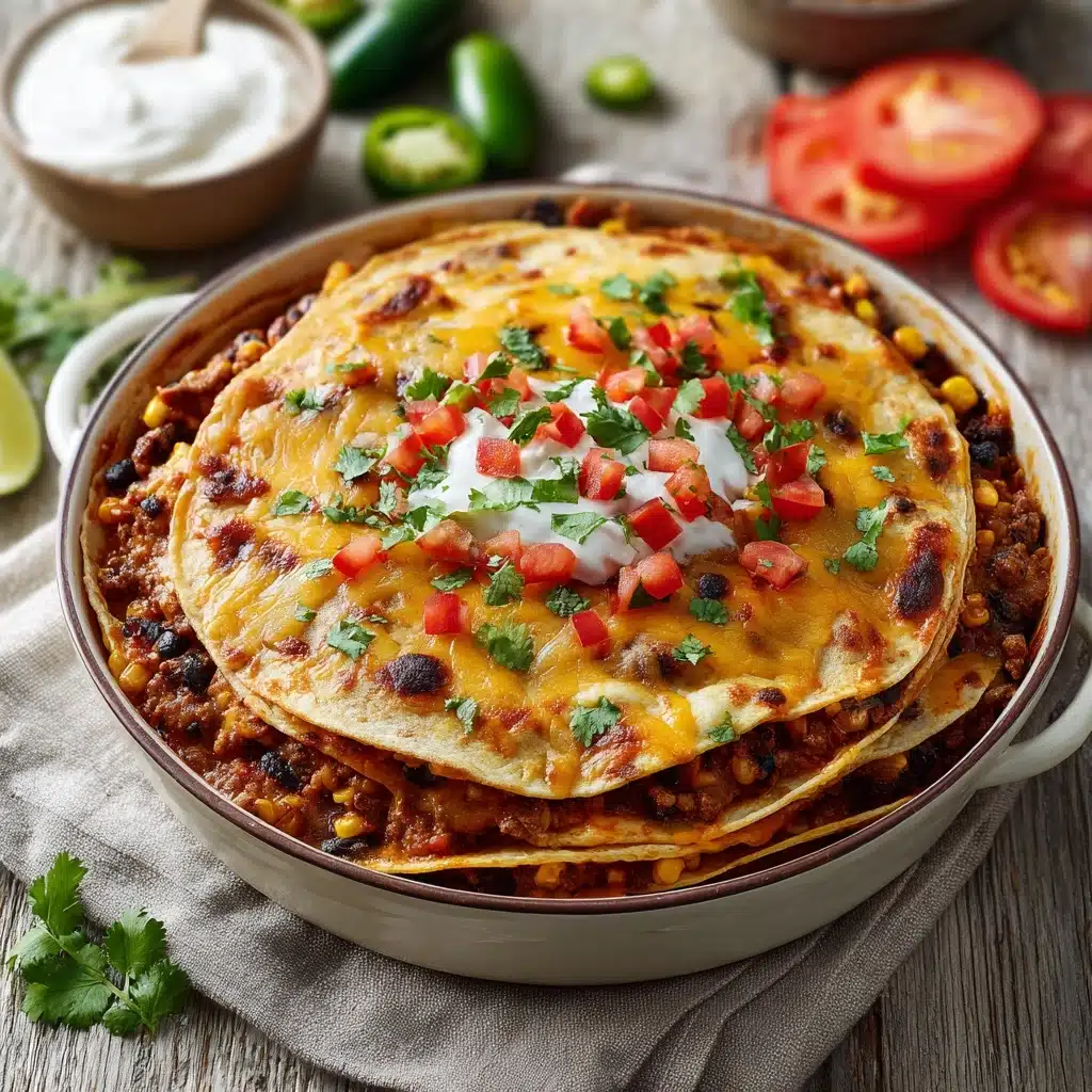 Taco Casserole with Tortillas Recipe - Recipe Image
