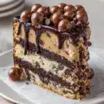 Cookie Dough Brownie Cake Recipe