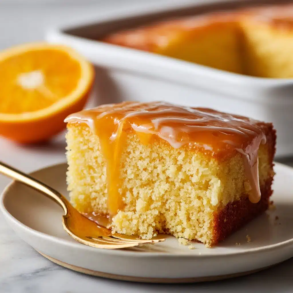 Orange Jello Cake Recipe - Recipe Image