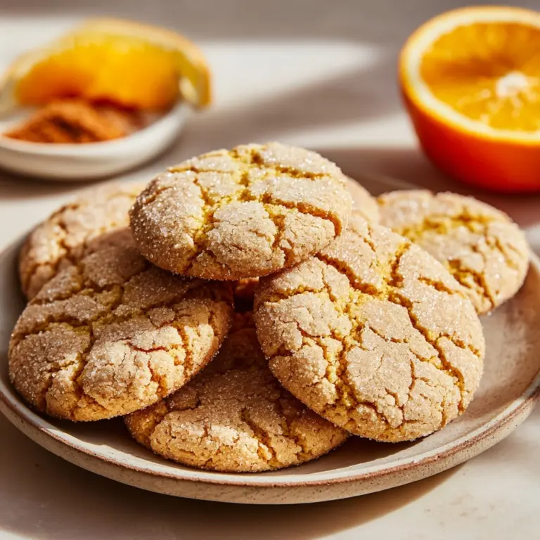Orange Cardamom Cookies Recipe