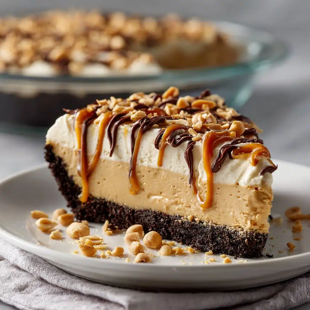 No Bake Cream Cheese Peanut Butter Pie Recipe - Recipe Image