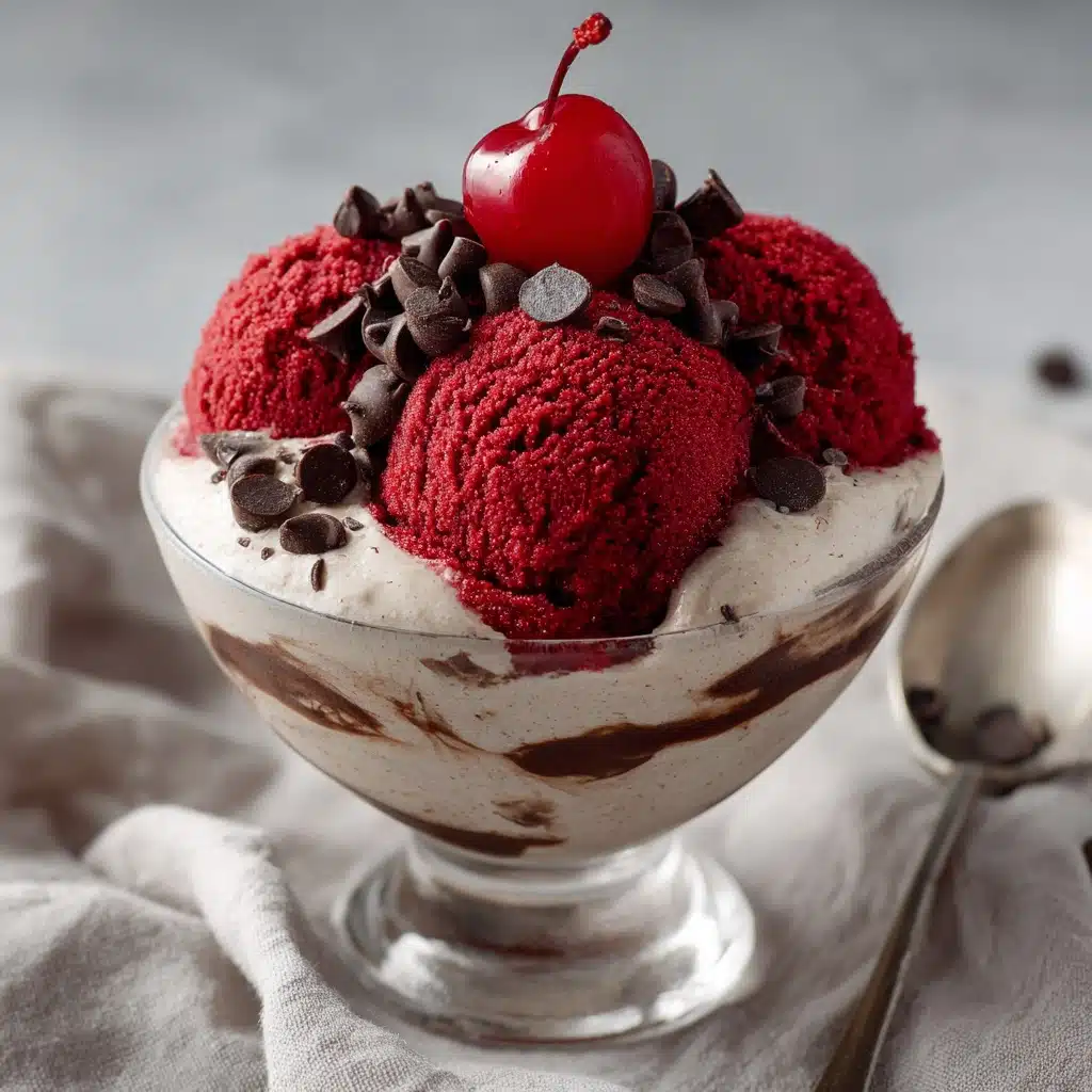 The Best Edible Red Velvet Cookie Dough Recipe - Recipe Image