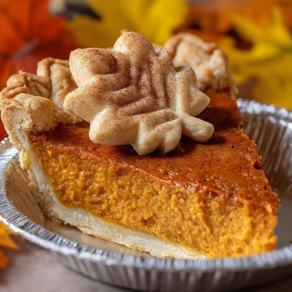 Easy Pumpkin Pie from Scratch with Flaky Crust Recipe - Recipe Image