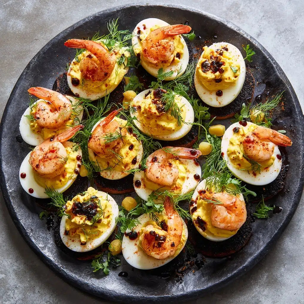 Cajun Shrimp Deviled Eggs Recipe