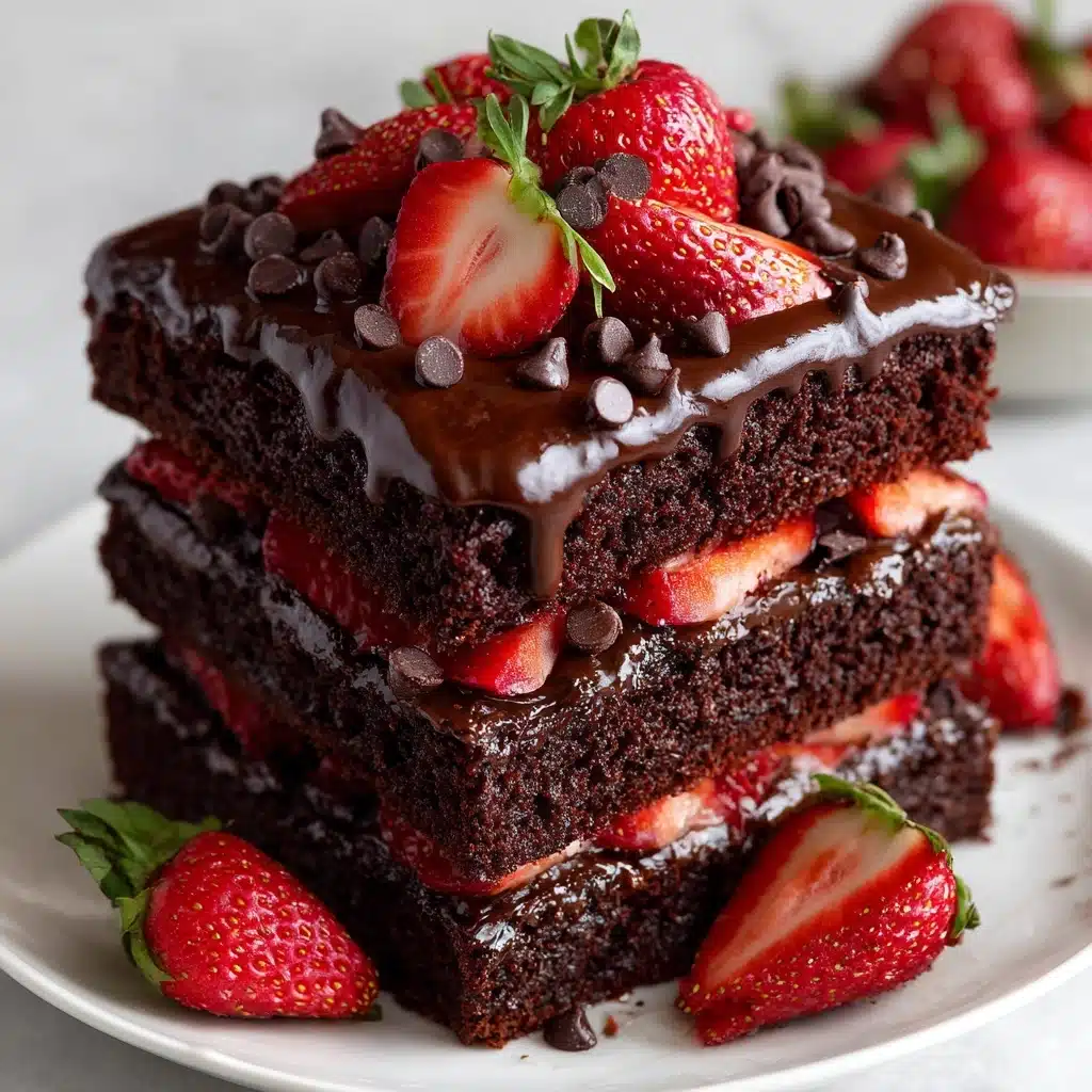 Chocolate Covered Strawberry Cake Recipe
