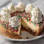 Christmas Sugar Cookie Cheesecake Recipe