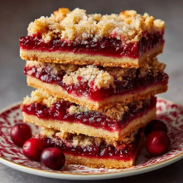 Cranberry Bars Recipe