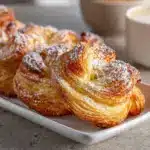 Cinnamon Cheesecake Puff Pastry Twists Recipe