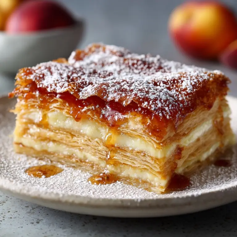 Apple Mille-Feuille with Vanilla Custard (Gluten-Free) Recipe