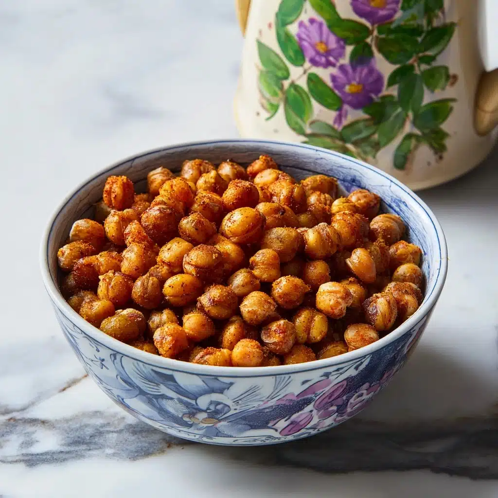 Crispy Curry Roasted Chickpeas for Delicious Healthy Snacks Recipe