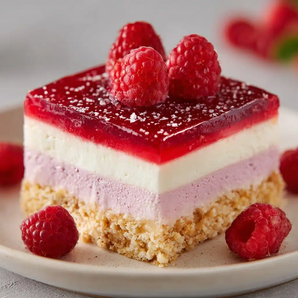 No Bake Raspberry Cheesecake Recipe - Recipe Image