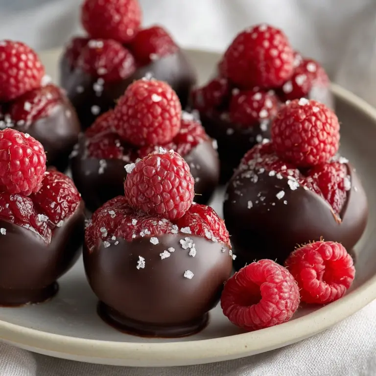 Chocolate Covered Raspberries Recipe