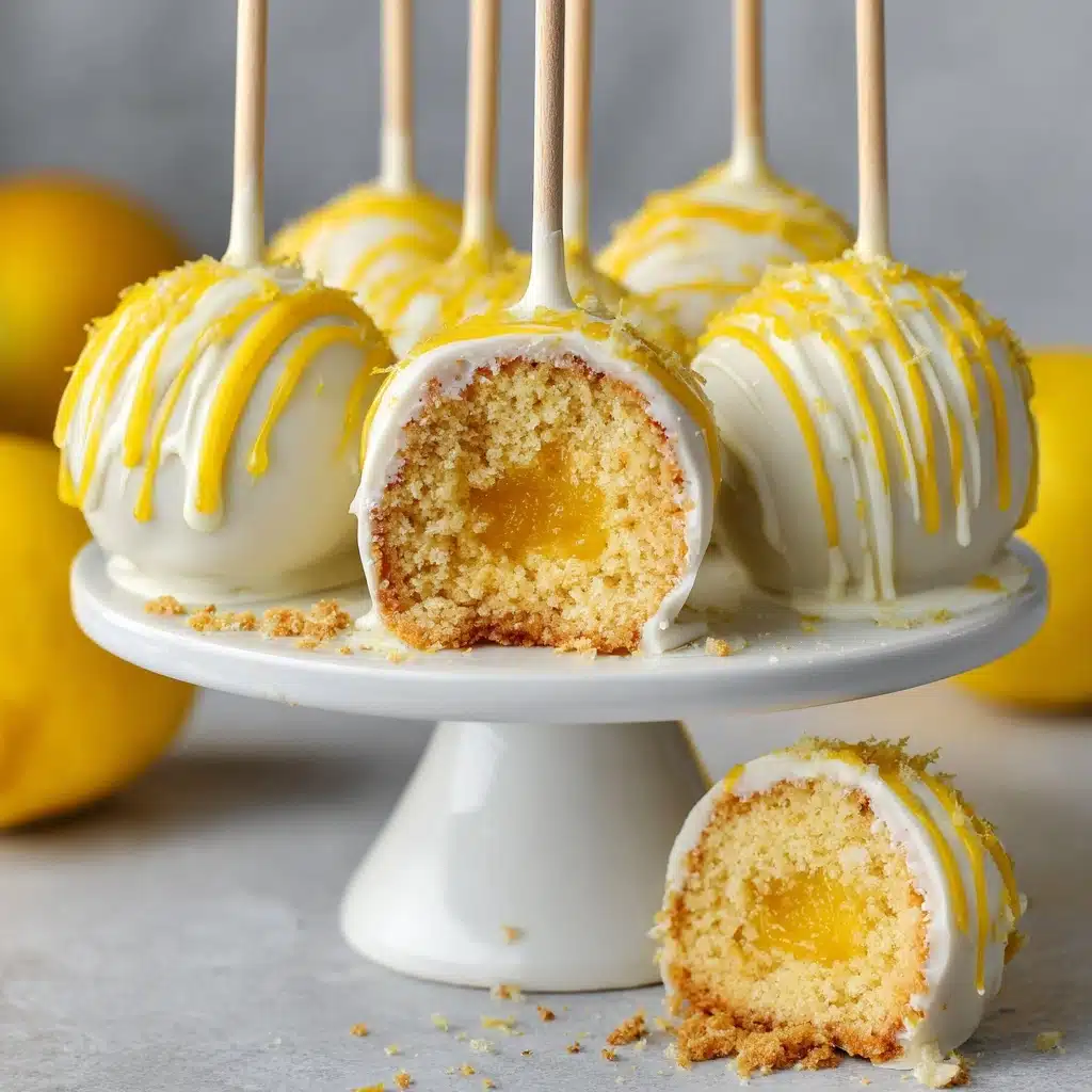 Lemon Meringue Cake Pops Recipe