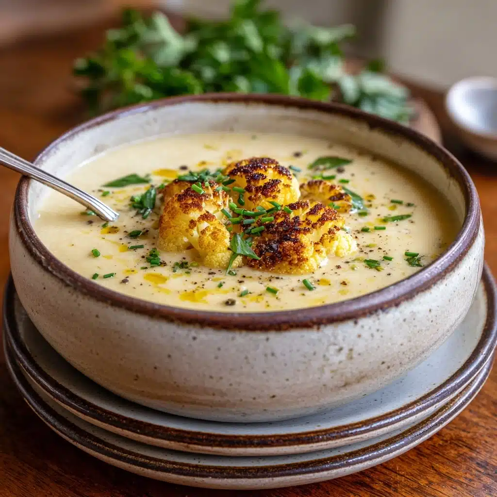 Roasted Cauliflower Soup Recipe