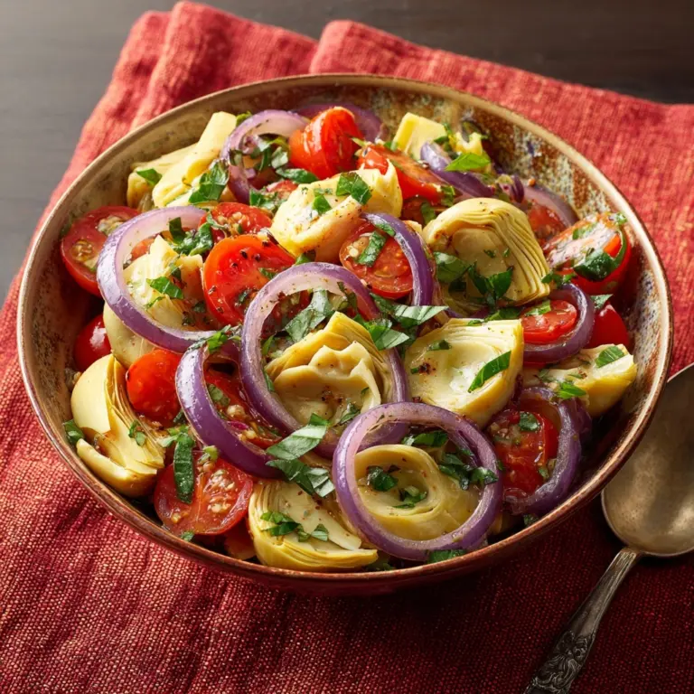 Tuscan Artichoke Tomato Salad Recipe