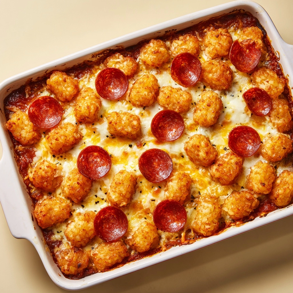 Pizza Tater Tot Casserole Recipe