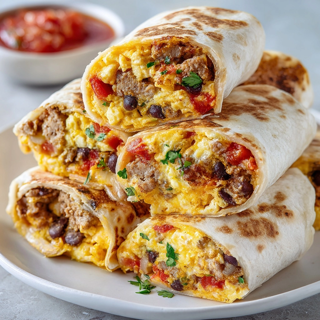 High Protein Breakfast Burrito Recipe