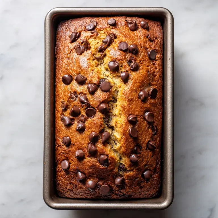 Peanut Butter Chocolate Chip Banana Bread Recipe